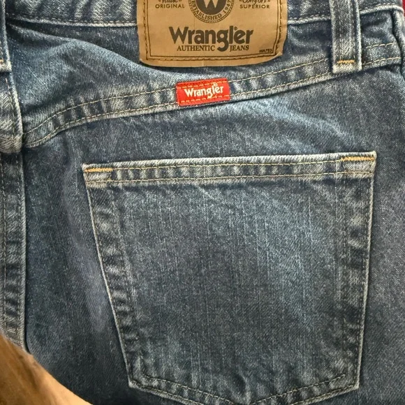 Wrangler Men's Classic Straight Denim Jeans 30X32 - Picture 3 of 7